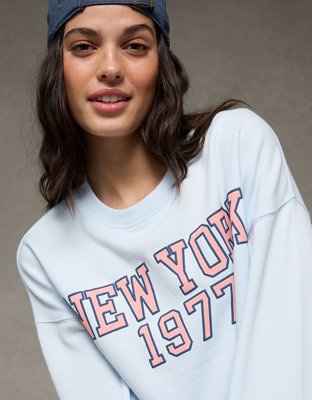 AE Graphic Crew Neck Sweatshirt | American Eagle