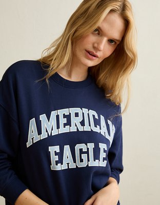AE Graphic Crew Neck Sweatshirt | American Eagle