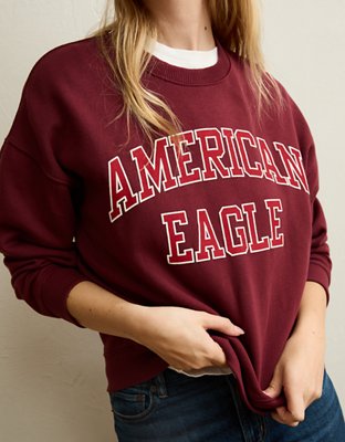 AE Graphic Crew Neck Sweatshirt | American Eagle