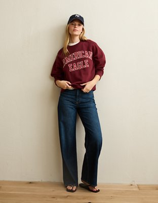Sudadera de cuello redondo con gráfico AE