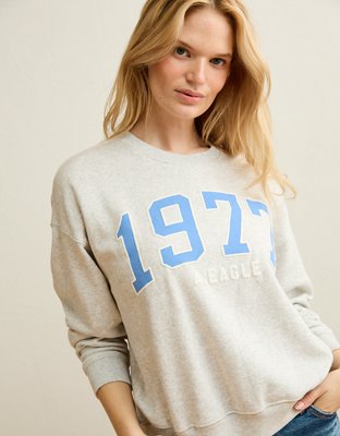 AE Graphic Crew Neck Sweatshirt | American Eagle