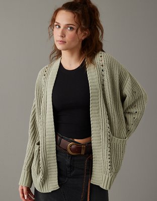 American eagle 2025 long cardigan