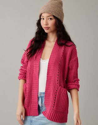 AE Slouchy Chenille Cardigan