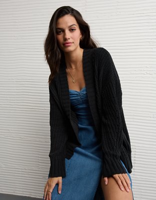AE Chenille Cardigan Sweater
