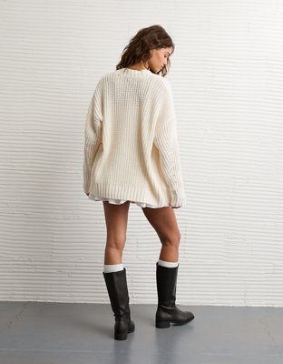 AE Chenille Cardigan Sweater