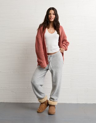 AE Chenille Cardigan Sweater
