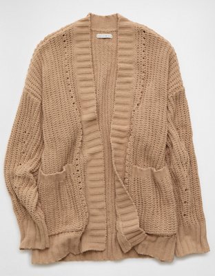 AE Chenille Cardigan Sweater | AE