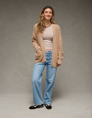 AE Chenille Cardigan Sweater