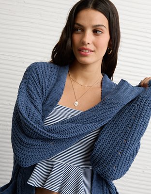 AE Chenille Cardigan Sweater