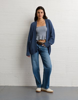 AE Chenille Cardigan Sweater