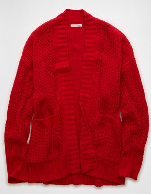 AE Chenille Cardigan Sweater