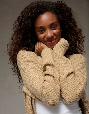 AE Open-Front Cardigan Sweater | American Eagle