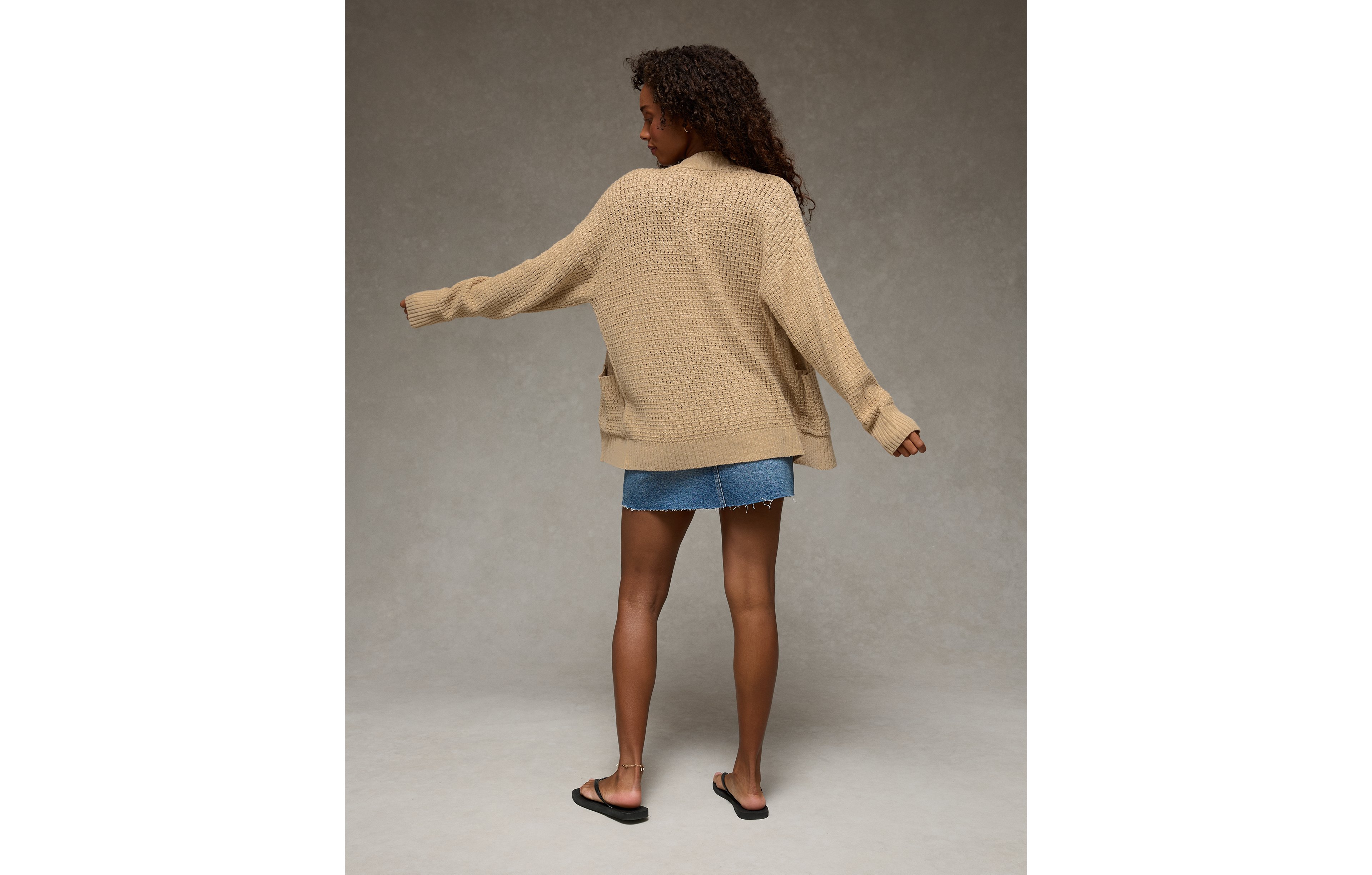 AE Open-Front Cardigan Sweater