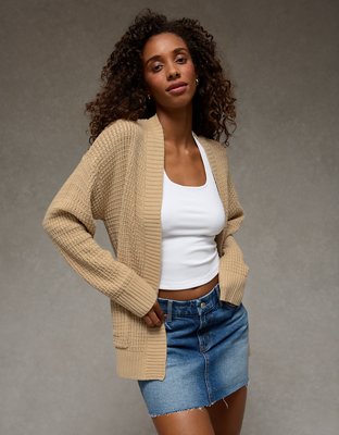 AE Open-Front Cardigan Sweater
