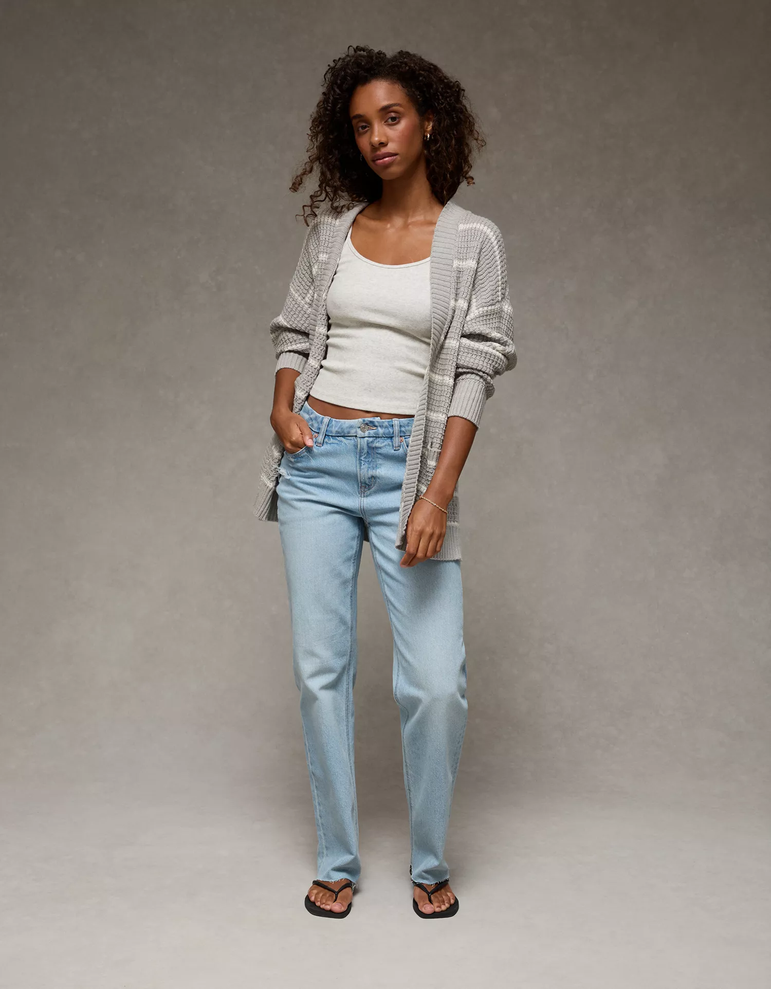 AE Open-Front Cardigan Sweater - thumbnail 7