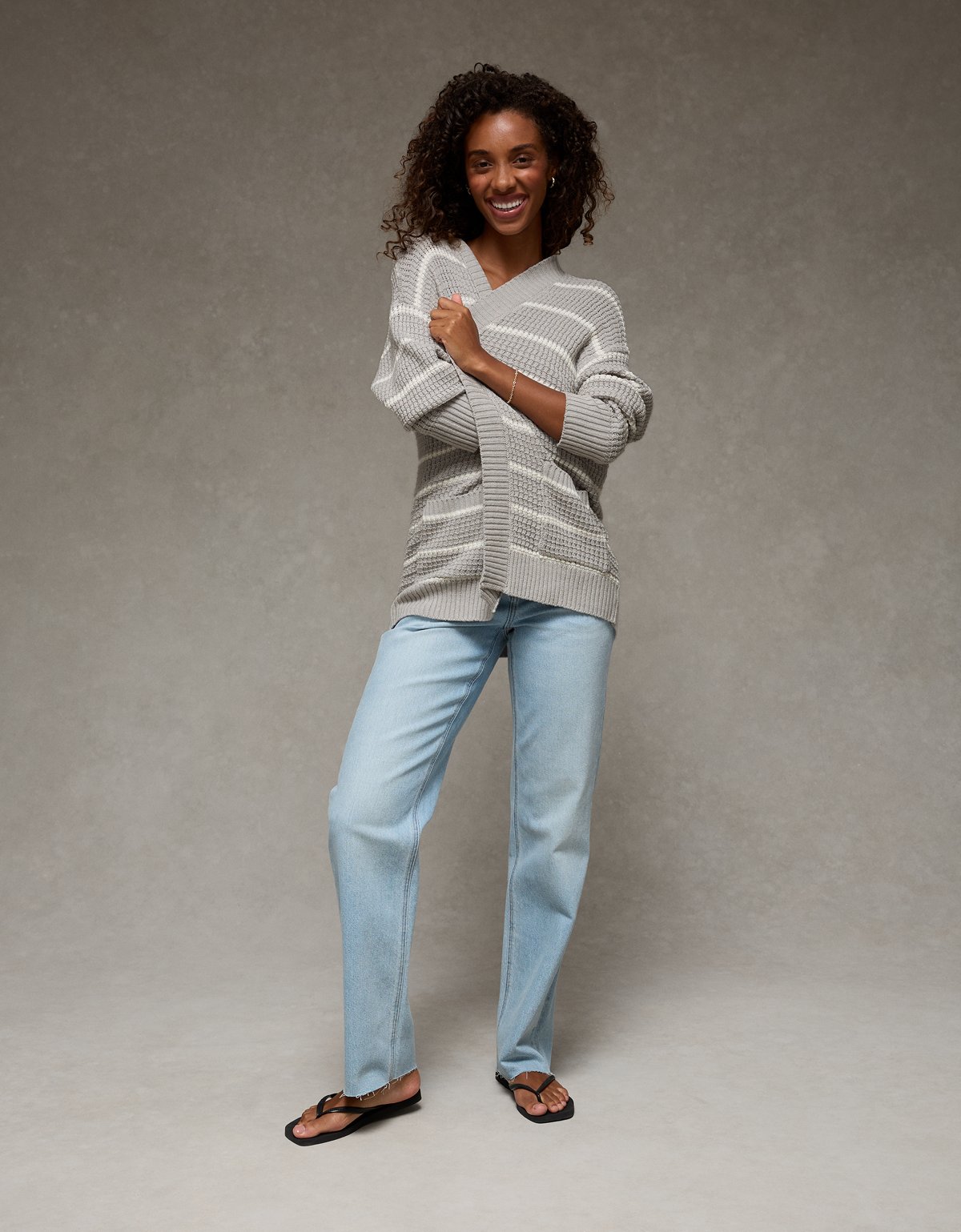 AE Open-Front Cardigan Sweater - image 5
