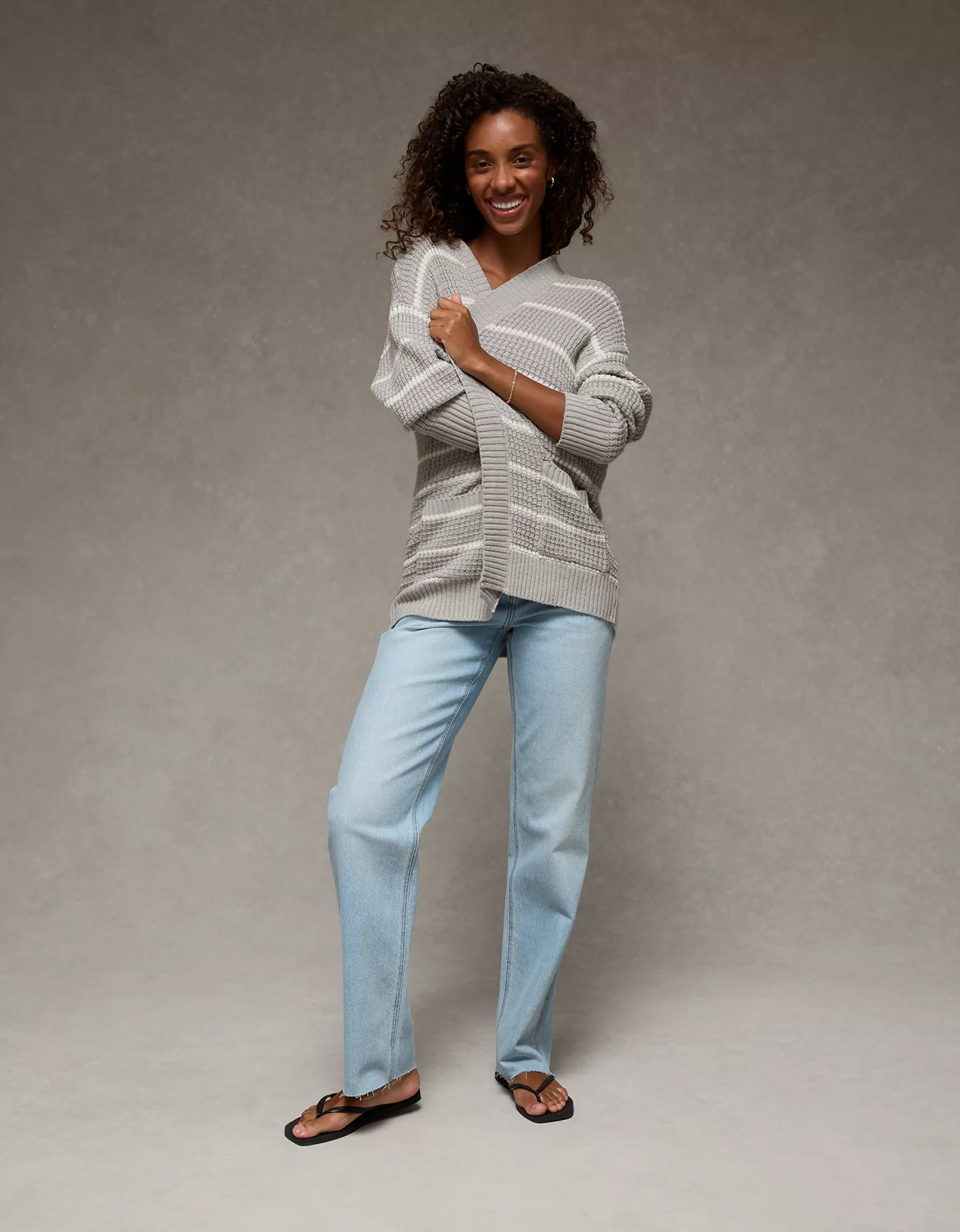 AE Open-Front Cardigan Sweater - thumbnail 5