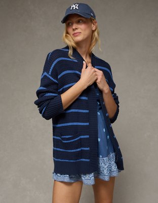 AE Open-Front Cardigan Sweater | American Eagle