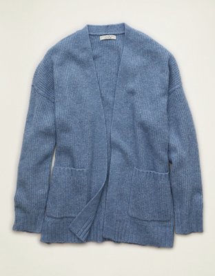 AE Whoa So Soft Shaker Stitch Cardigan Sweater