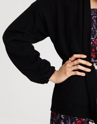 Женские кардиганы American Eagle AE SOFT & SEXY PLUSH BALLOON SLEEVE CARDIGAN — фото 5