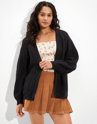 ae chenille oversized cardigan