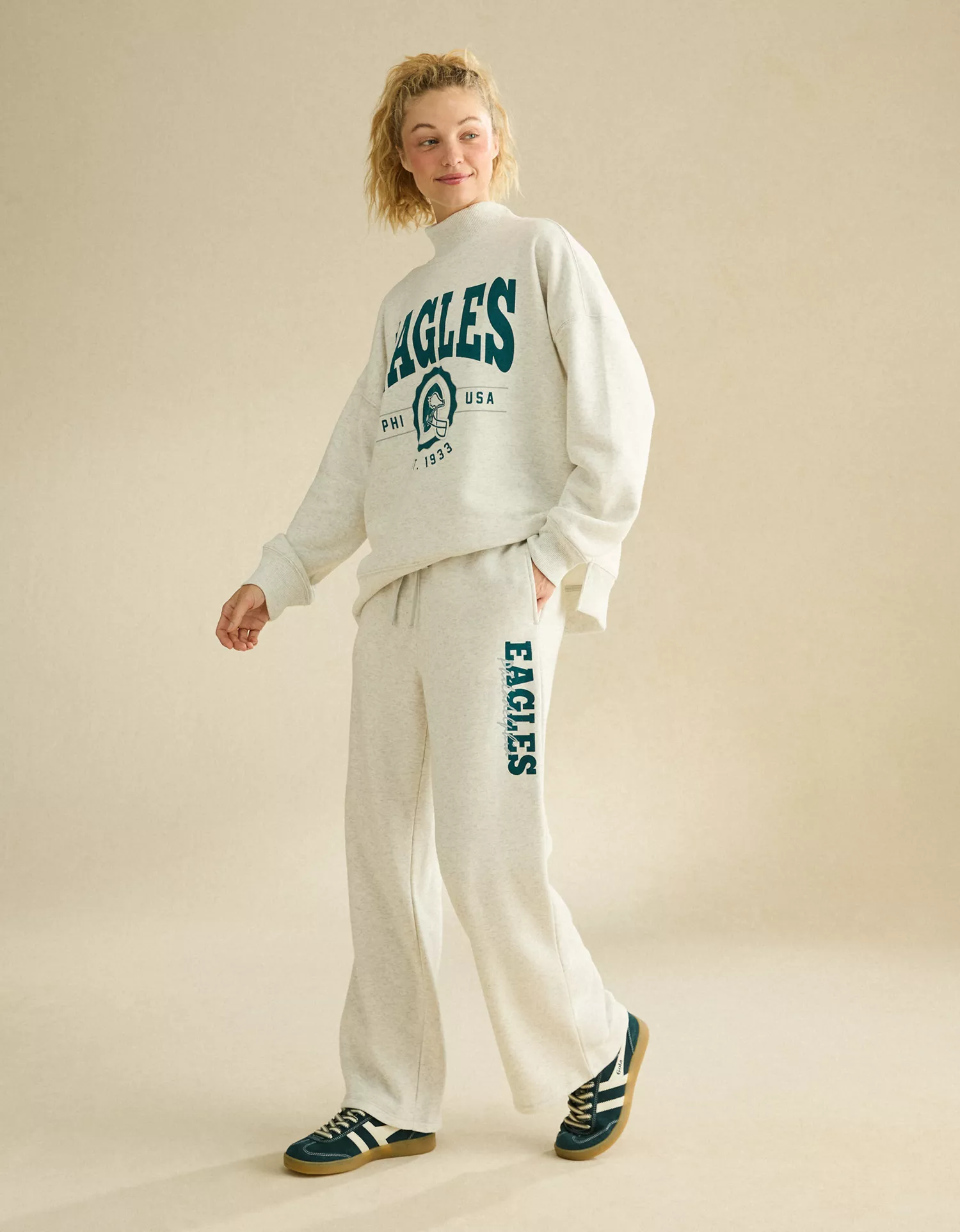 NFL Philadelphia Eagles Wide-Leg Sweatpant