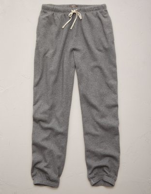 Женские брюки American Eagle AE77 Premium Sweatpant, цвет: Меланжевый серый — фото 3