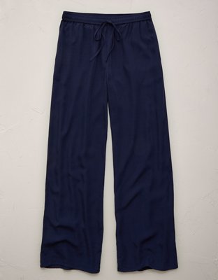AE77 Pull-On Satin Pant
