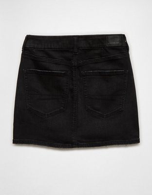 AE Next Level Curvy High-Waisted Denim Mini Skirt