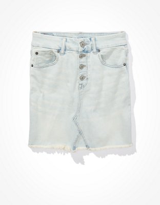 black jean skirt american eagle
