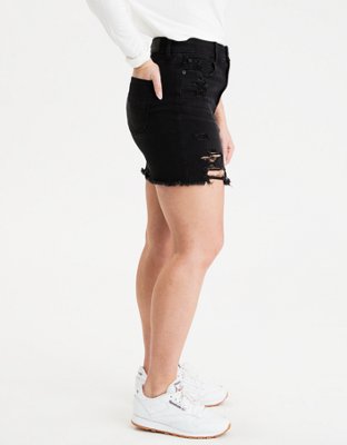 Женские юбки American Eagle AE Ne(x)t Level Curvy High-Waisted Denim Mini Skirt — фото 5