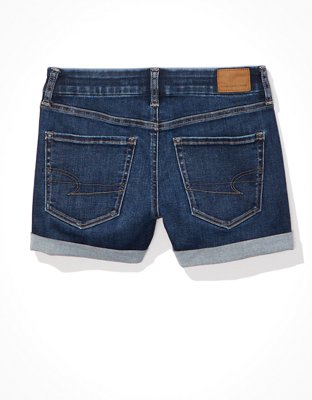 AE Next Level Curvy Denim Midi Short