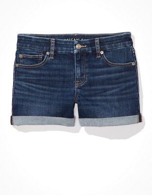 American eagle denim shorts hi rise shortie shortie hot sale midi