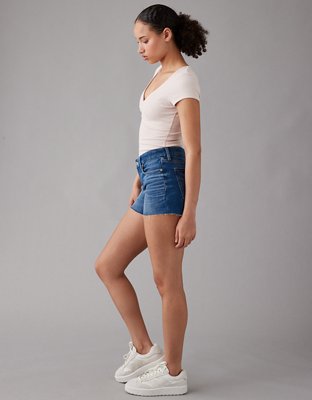 Женские джинсы American Eagle AE Next Level Curvy Denim Midi Short — фото 5