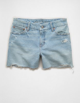 AE Stretch Curvy Low-Rise Perfect Denim Midi Short