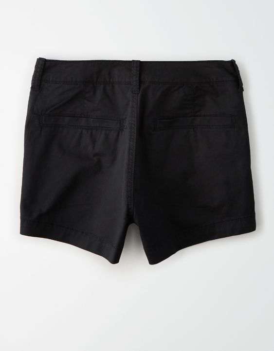 High-Waisted Shorts cortos caqui AE