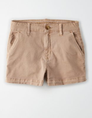 AE Stretch Khaki Skinny Bermuda Short