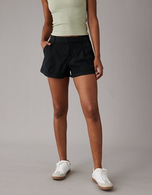 Женские брюки American Eagle AE High-Waisted Trouser Short — фото 5