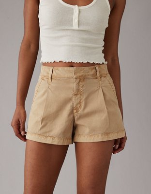 High waisted store khaki shorts