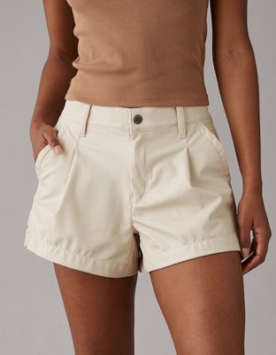 Women's Khaki Cotton Legging Shorts (M) on eBid United States