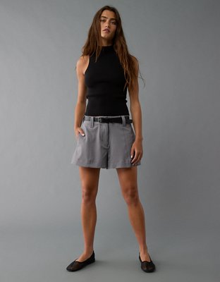 AE Stretch High-Waisted Trouser Short