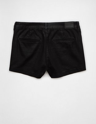 AE Strigid High-Waisted Coated Denim Mini Short