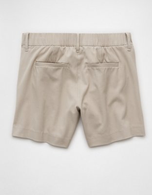 AE 6" Stretch High-Waisted Pleated Trouser Short