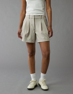 EASY TUCK HALF PANTS【Ameri】 Neighborhood Slanted Tuck Pants 232AQNH-PTM03 / Beige | OVERKILL