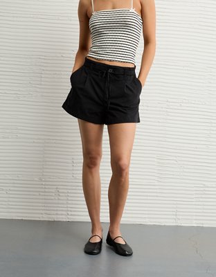 AE Stretch High-Waisted Trouser Short Short | American Eagle