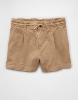 AE Stretch High-Waisted Lightweight Trouser Short | American Eagle