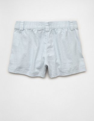 AE Stretch High-Waisted Pleated Trouser Short