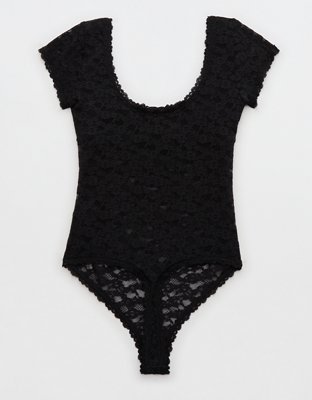 Show Off Vintage Lace Short Sleeve Bodysuit