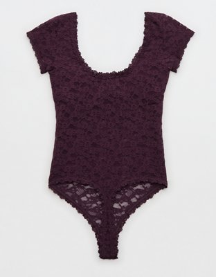 Show Off Vintage Lace Short Sleeve Bodysuit