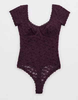 Show Off Vintage Lace Short Sleeve Bodysuit